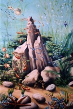 Aquarium detail.